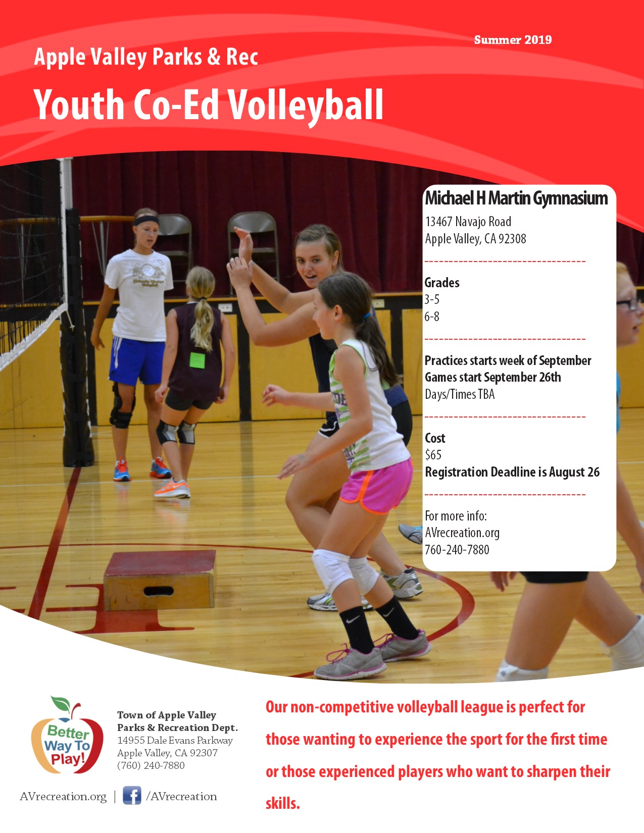 Youth Co-ed Volleyball