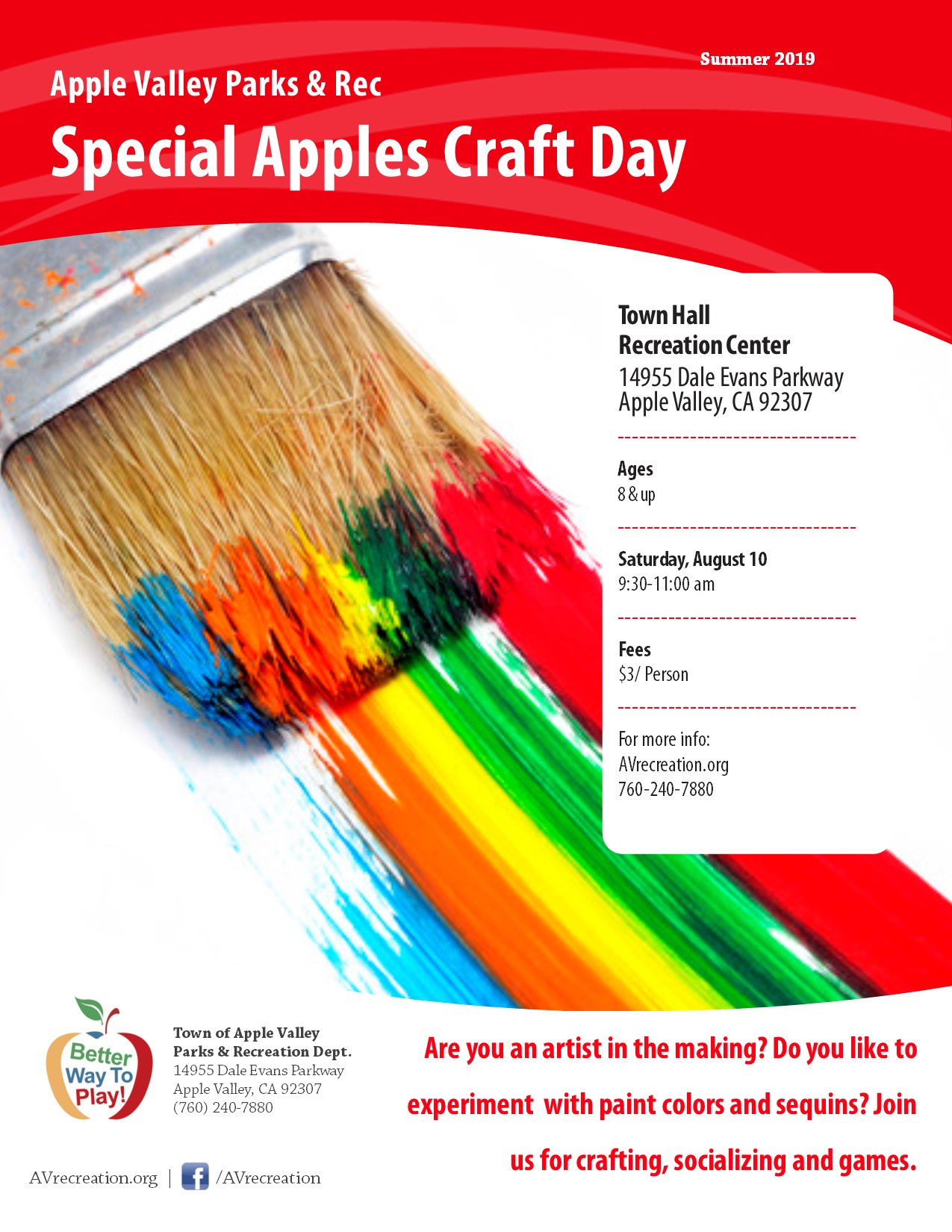 Special Apples Craft Day