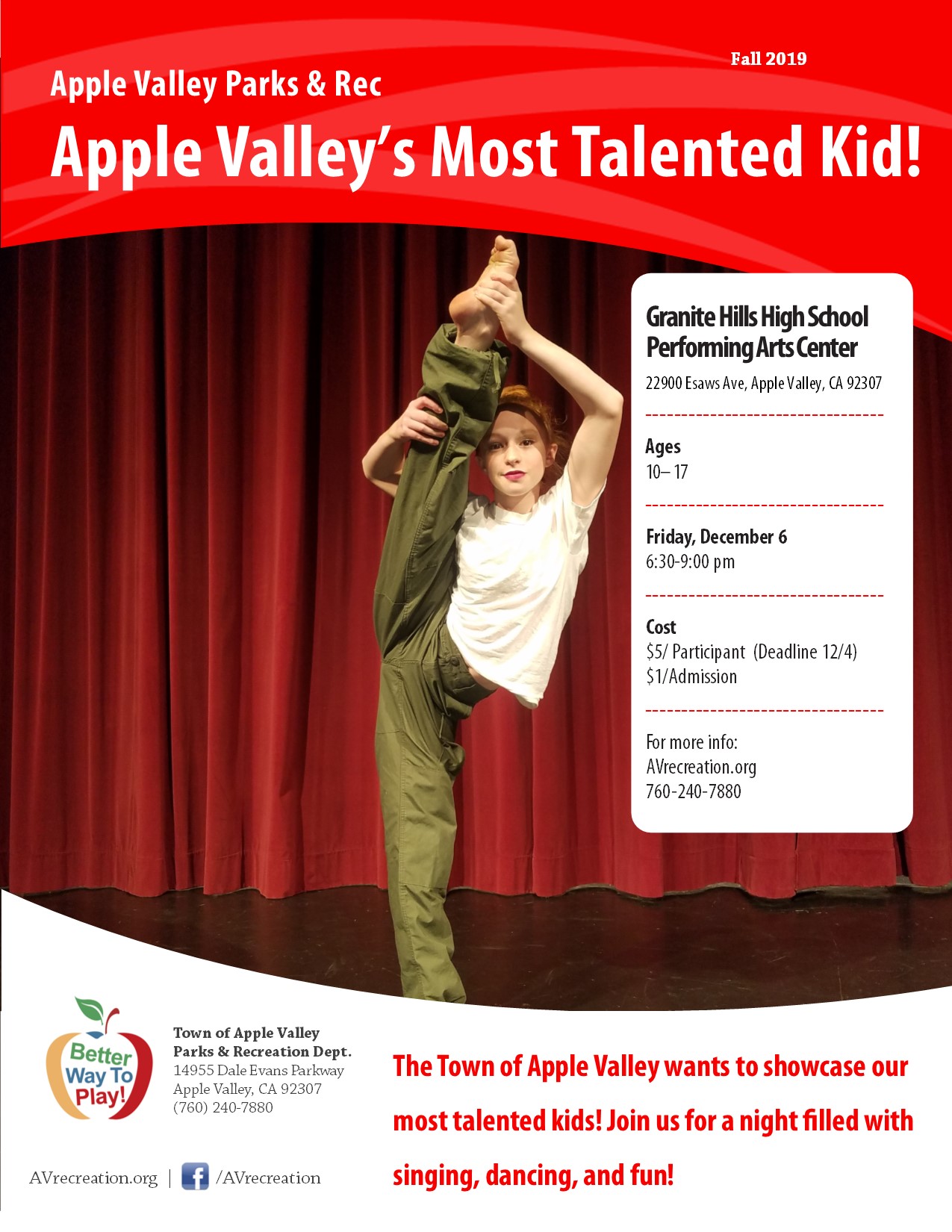 Apple Valleys Most Talented Kid