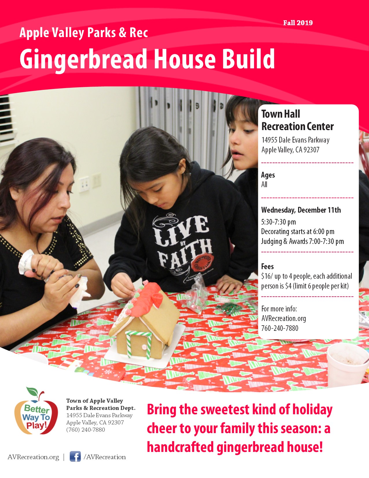 Gingerbread House Build