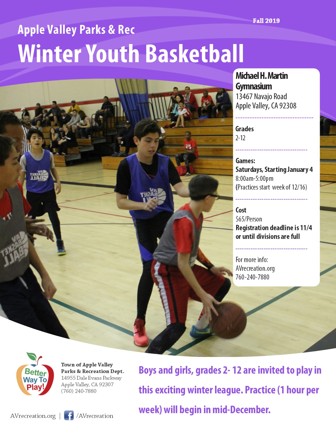 Winter Youth Basketball