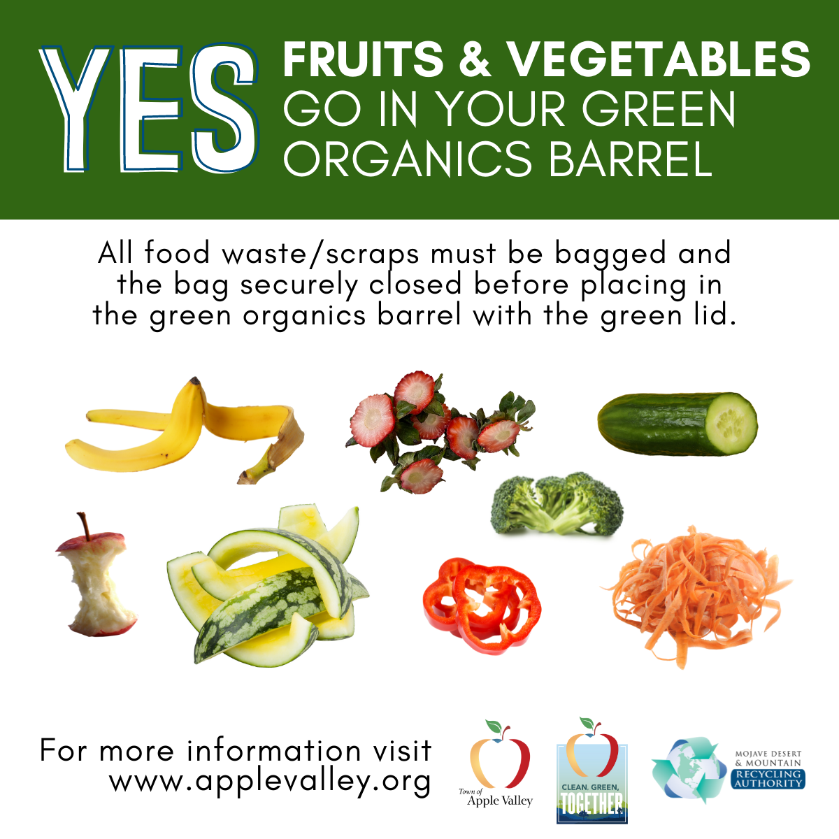 What goes in_ fruits & veggie