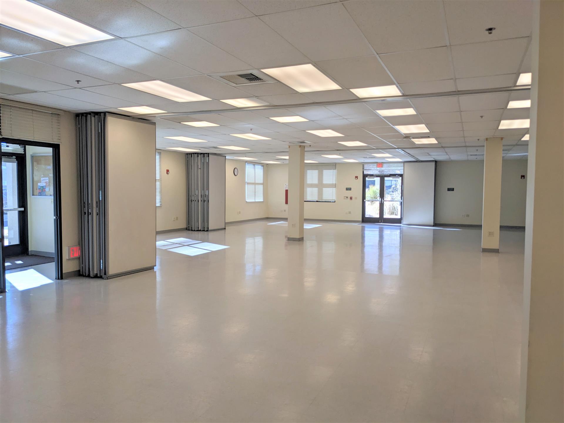 Inside of Town Hall Recreation Center Empty January 2023