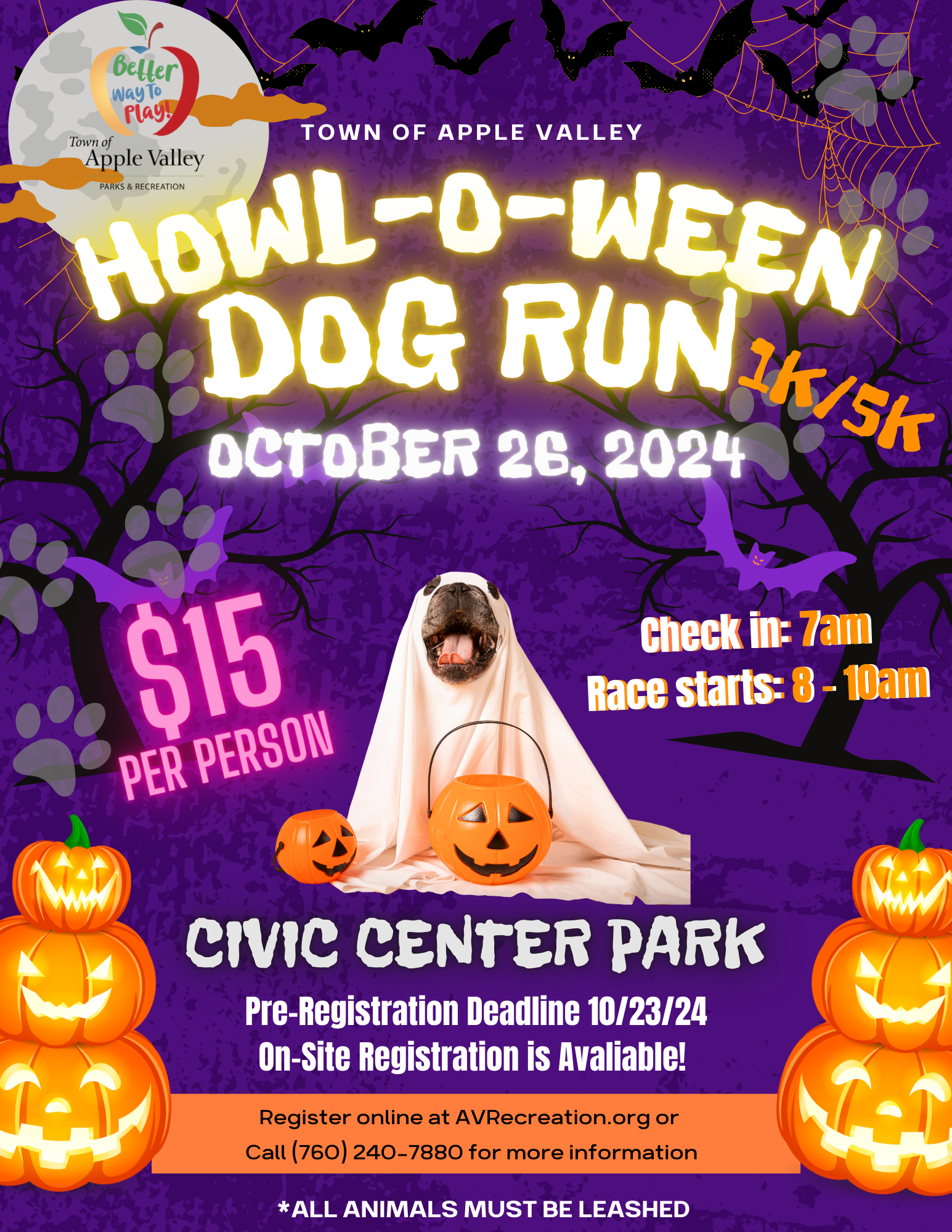 Howl-O-Ween Dog Run