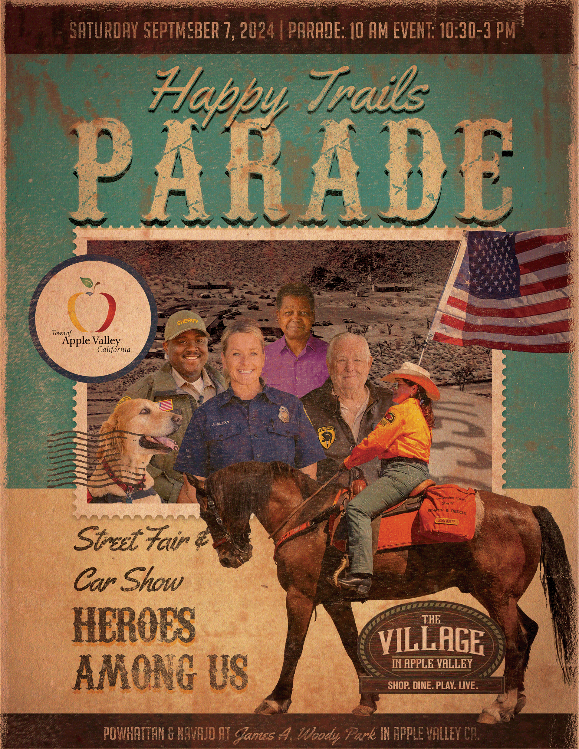 Happy Trails Parade Flyer