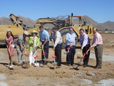 ground breaking for AV Commons 2006