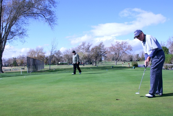 Golfer Putting