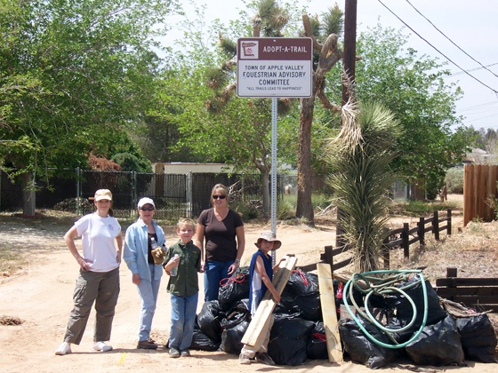 Equestrian Committee cleans up their trail