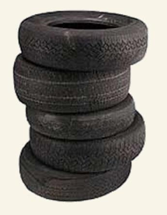 Stack of Old Tires