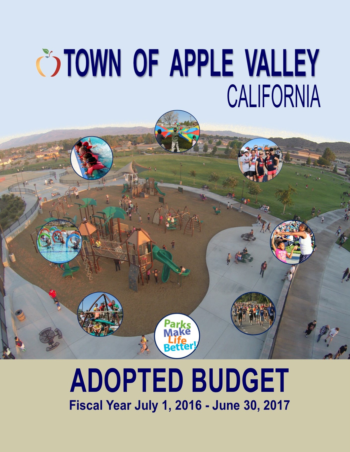 FY 16-17 Adopted Budget front cover