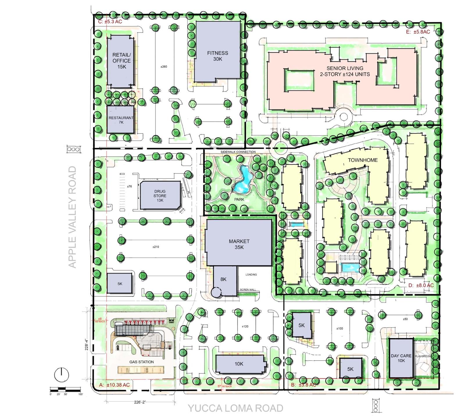 Quail Ridge Plaza Draft Site Plan