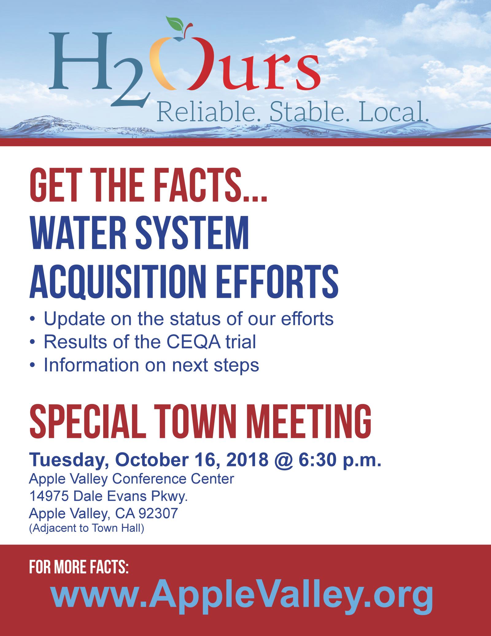 Water Update Meeting Flyer Oct 16, 2018_final