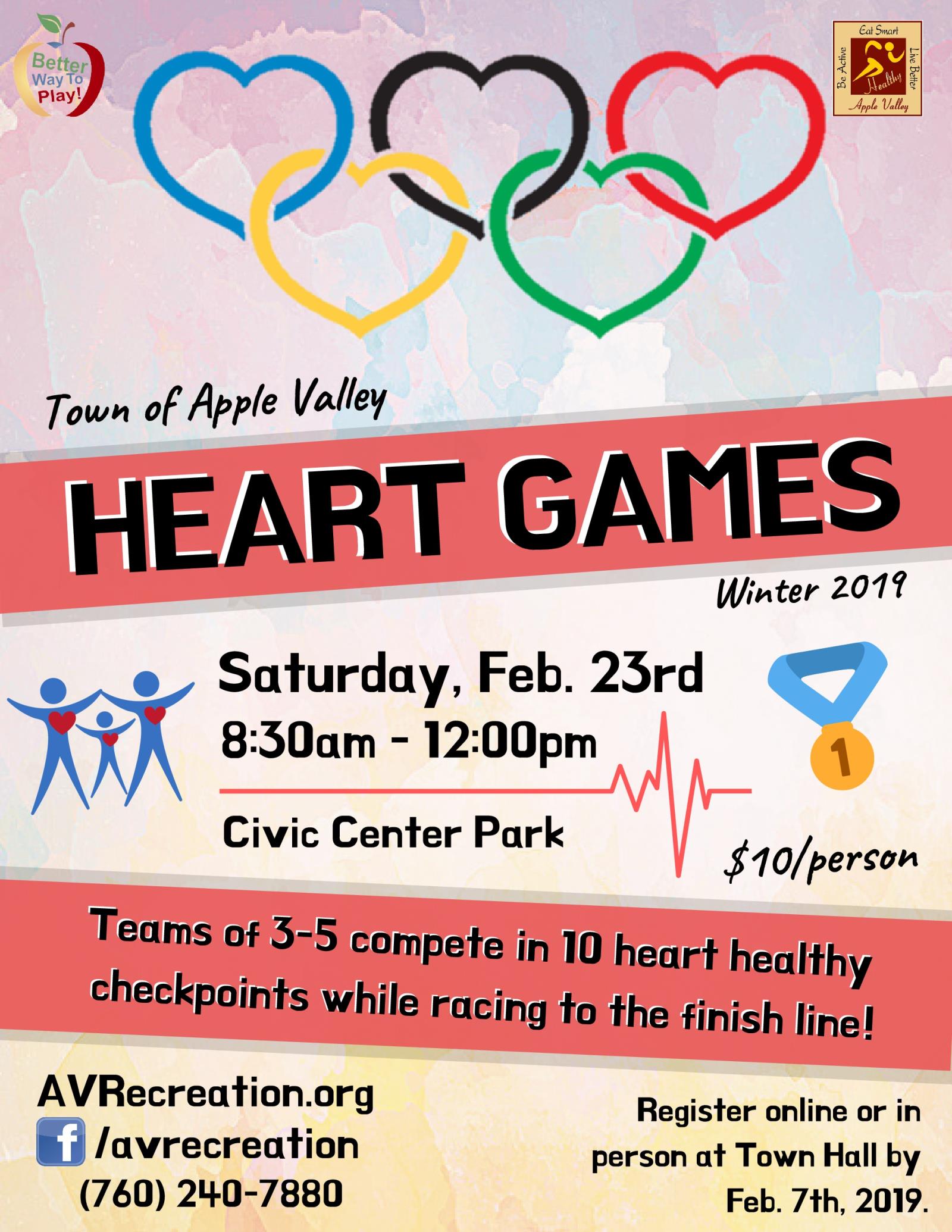 Heart Games Flyer