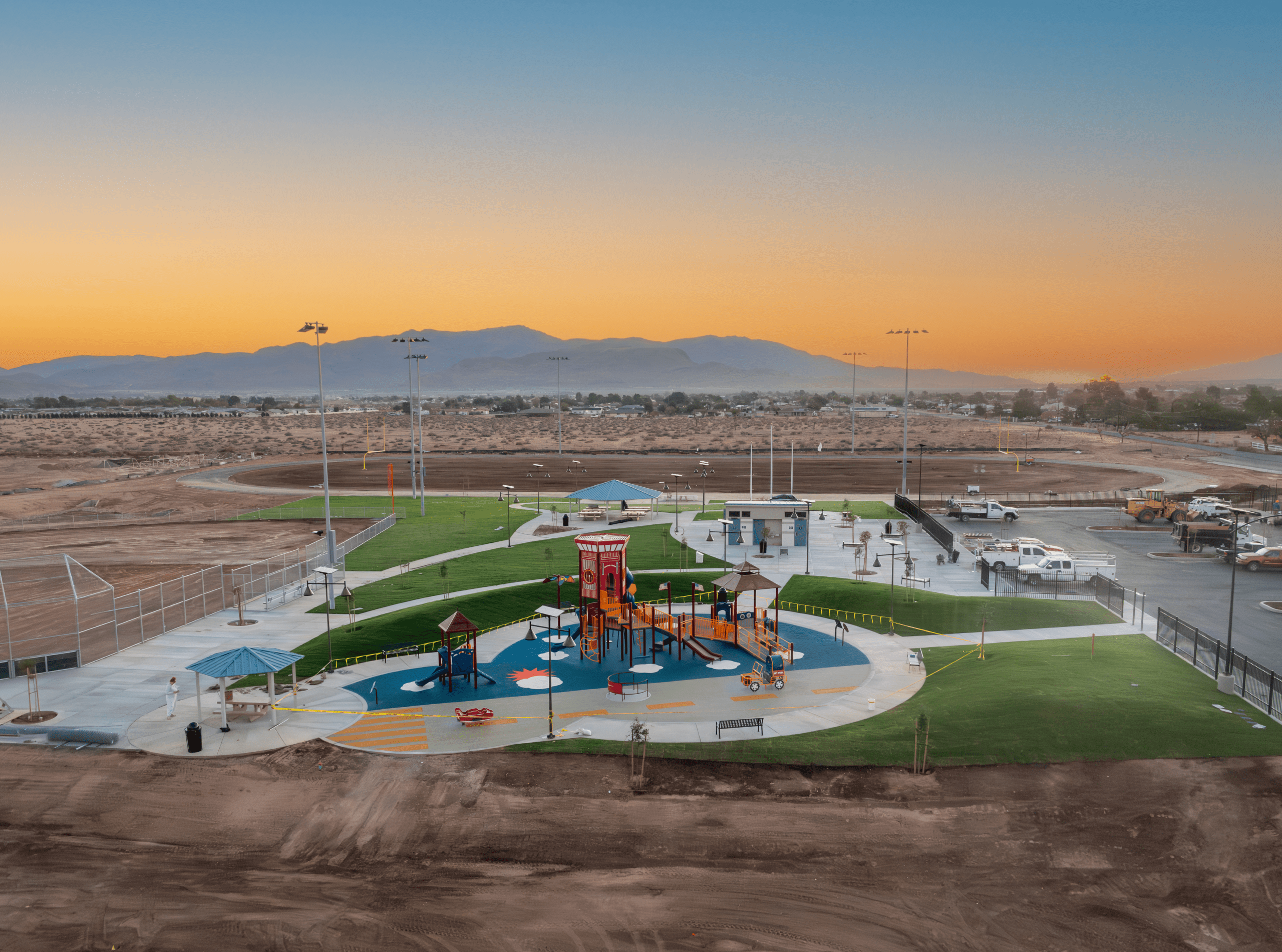 Captain Joseph Connell Jr., U.S.A.F. Park aerial photo